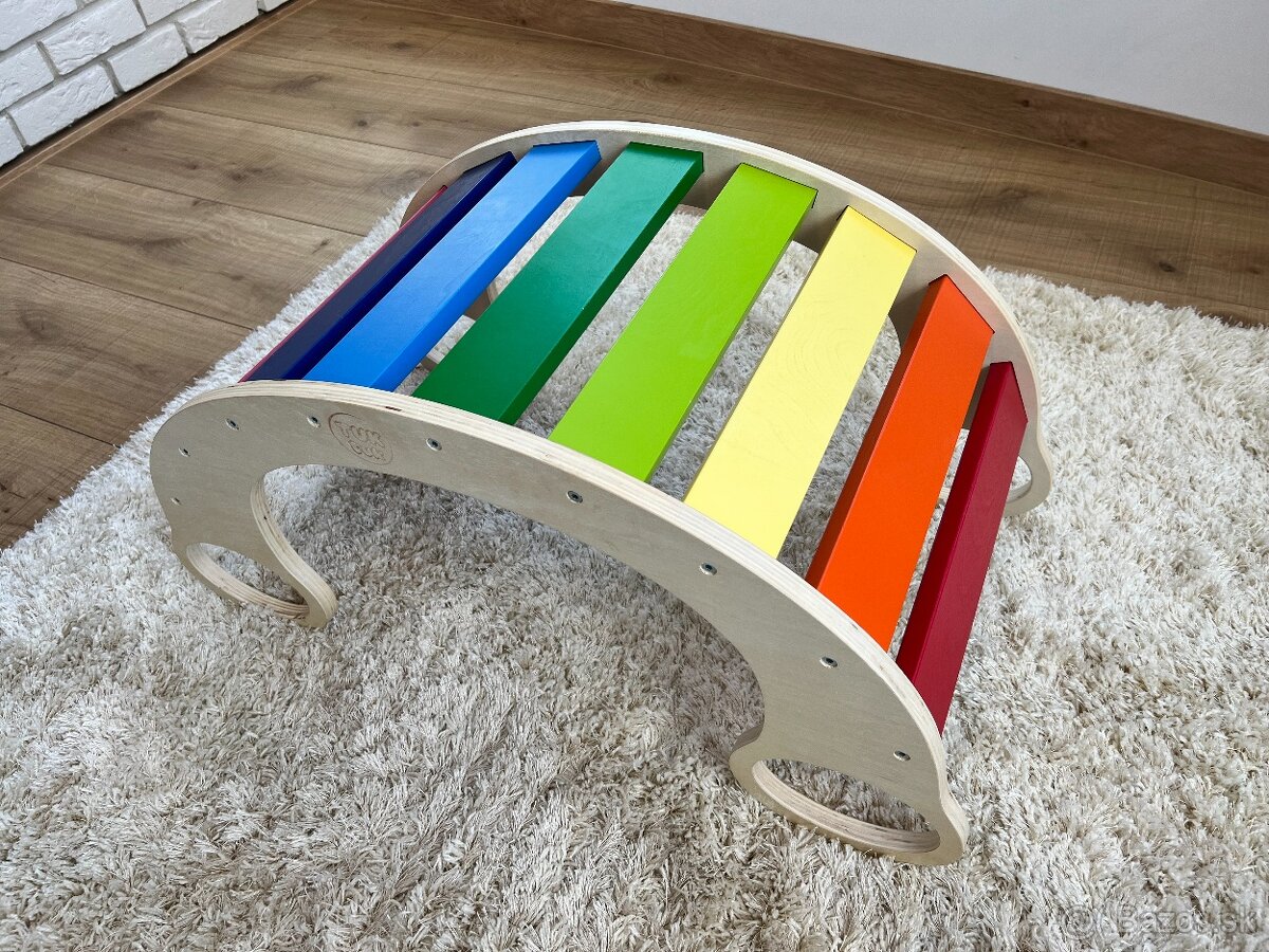 Dúhová Montessori hojdačka - 4