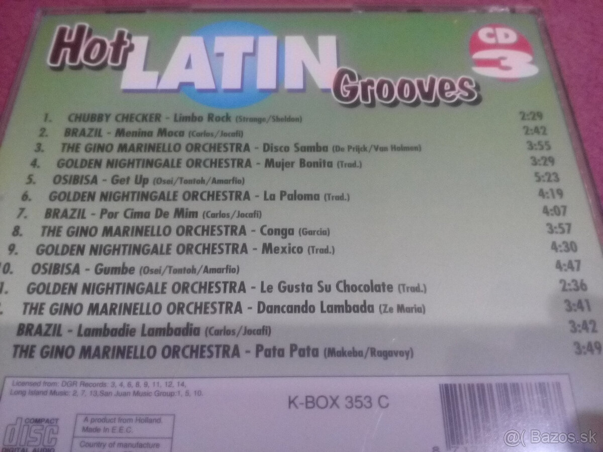 Hot Latin Grooves na 3CD - 4