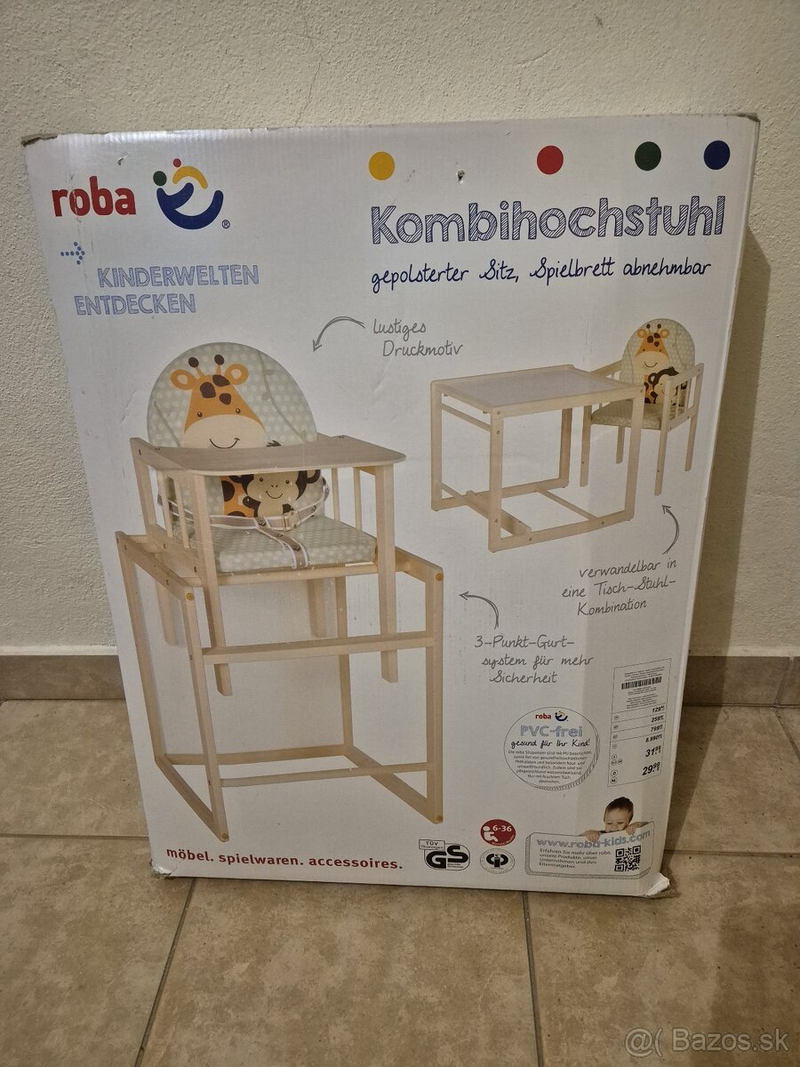 Detský kočík, autosedačka + detský jedálenský set - 4