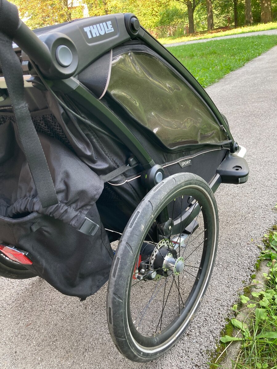 Predám vozík Thule Chariot Sport 1 + RunSet - 4