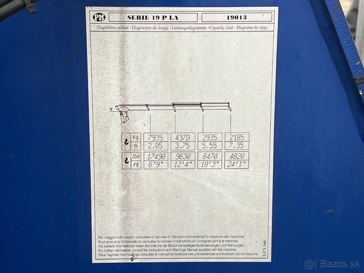 odtahový speciál Iveco Eurocargo 120E18 hydraulická ruka - 4