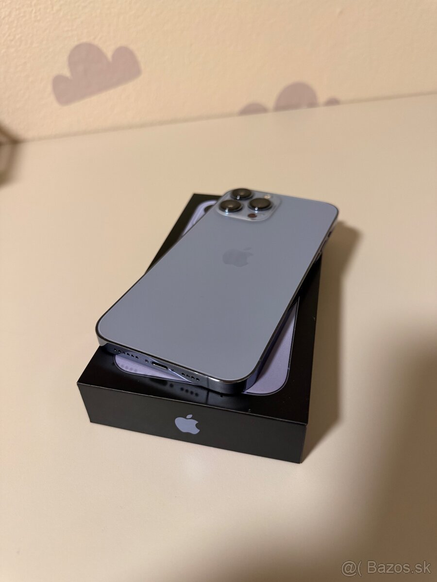 Predám Iphone 13 Pro Max 512gb (sierra blue) - 4