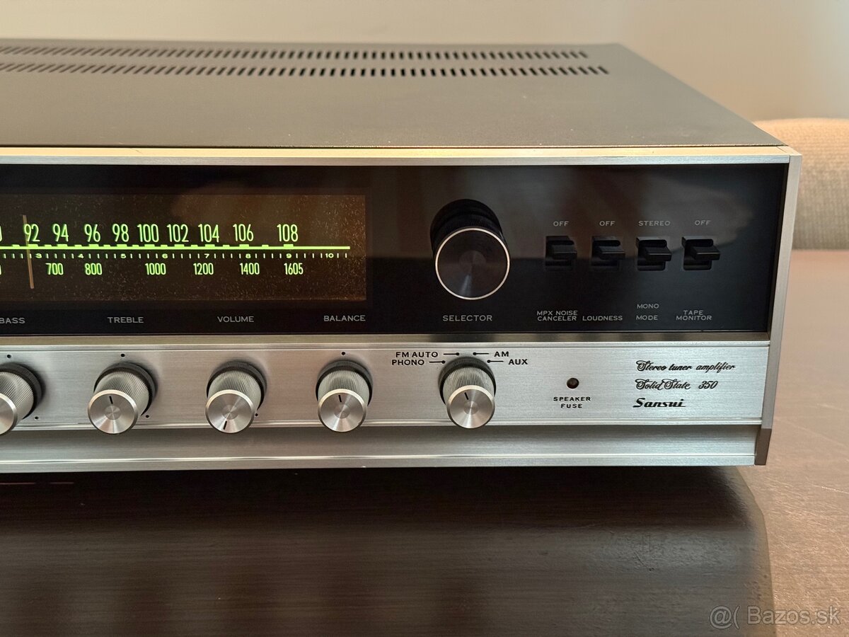 SANSUI 350 Solid State Stereo Receiver (1968) - 4