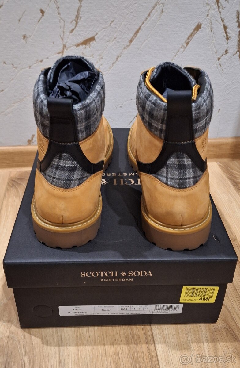 Pánske čižmy Scotch & Soda - 4