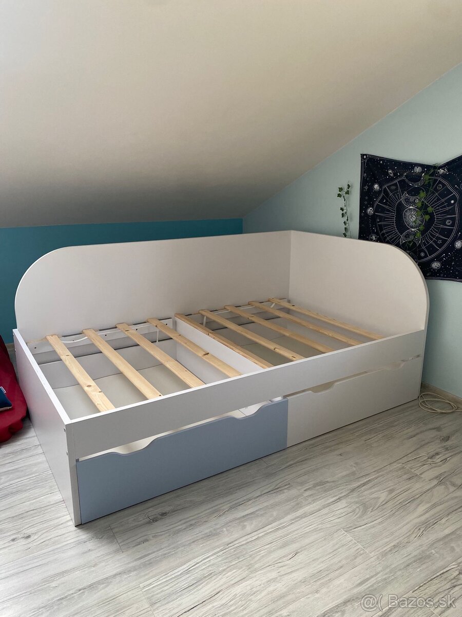 Predám posteľ 120x200 s matracom - 4