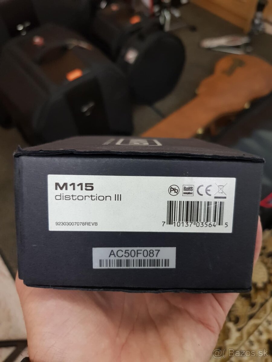 Gitarový efekt Dunlop MXR M115 Distortion III - 4