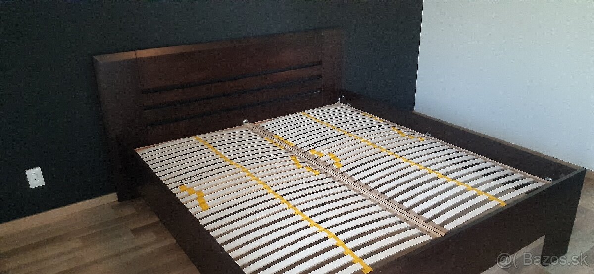 Predám posteľ z bukového masívu. - 4