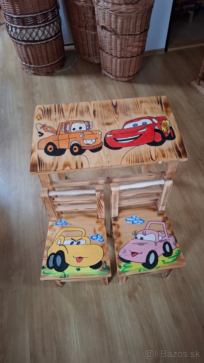 Drevené detské sedenie - 4