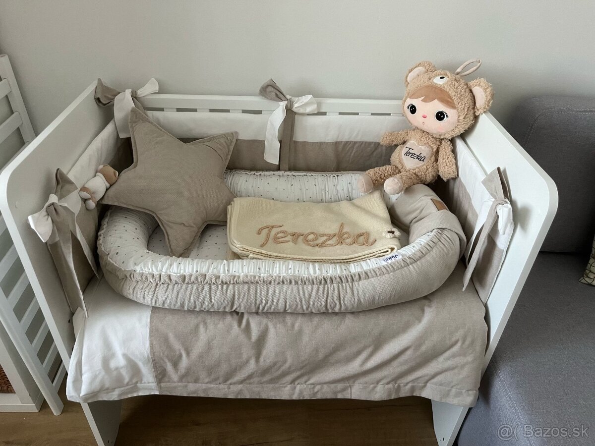 Detská mini postielka Nanán s matracom a príslušenstvom - 4