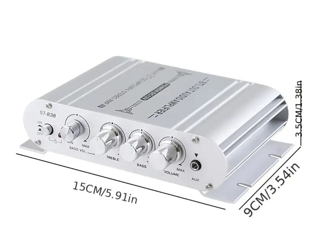 Zosilňovač 2x40W, s adaptérom - 4