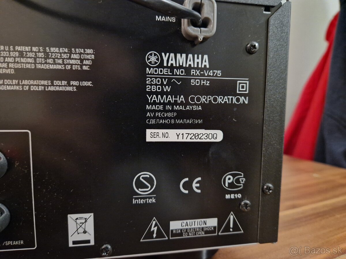 Predam kvalitný receiver Yamaha RX-V475 - 4