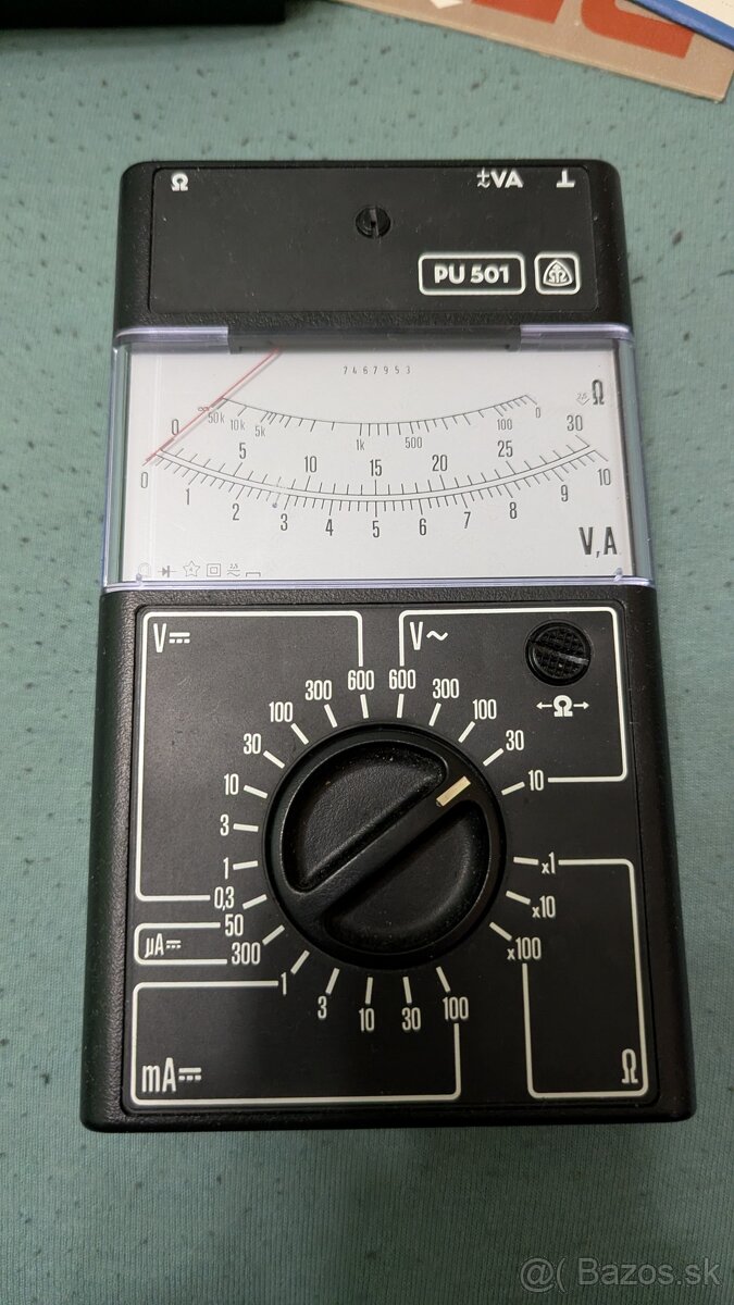 Predám Analógový multimeter Metra Blansko PU 501 - 4
