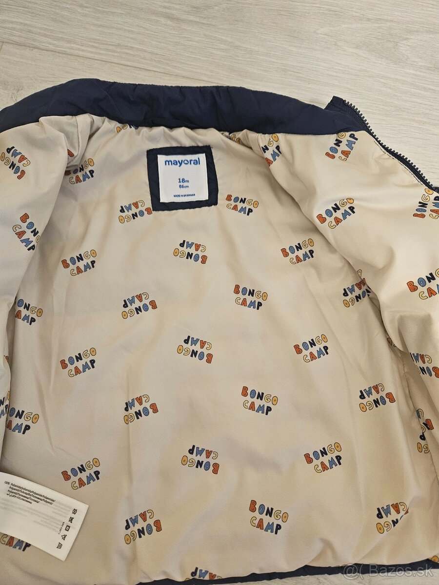 Chlapčenská prechodná bunda Mayoral veľkosť 86 - 4