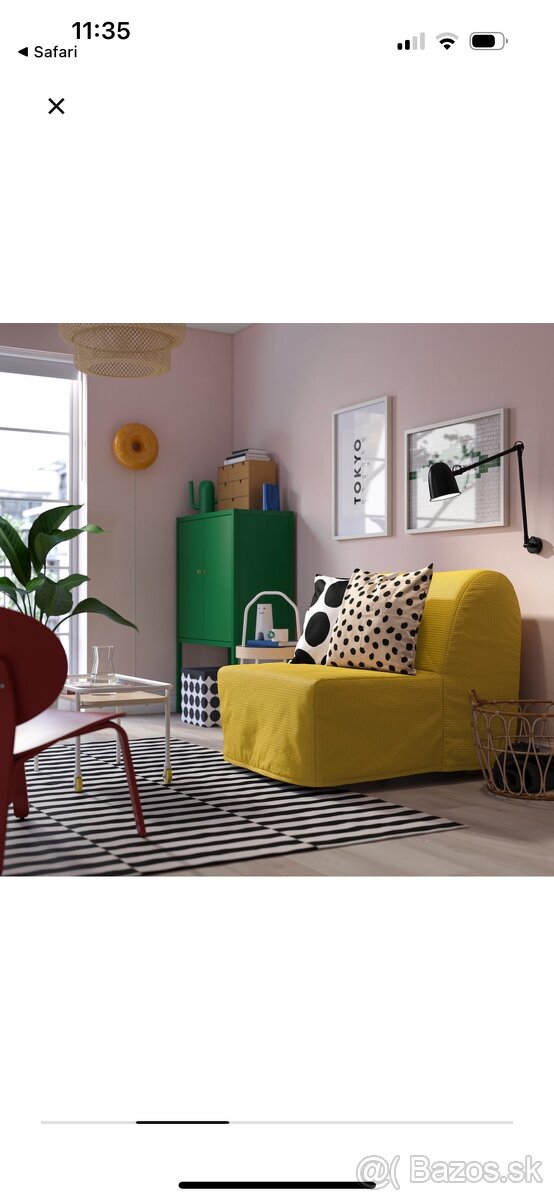 Roztahovacie kreslo IKEA LYCKSELE LOVAS - 4