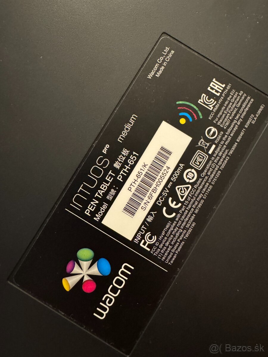 Profi tablet Wacom Intuos Pro M, wireless PTH-651 - 4