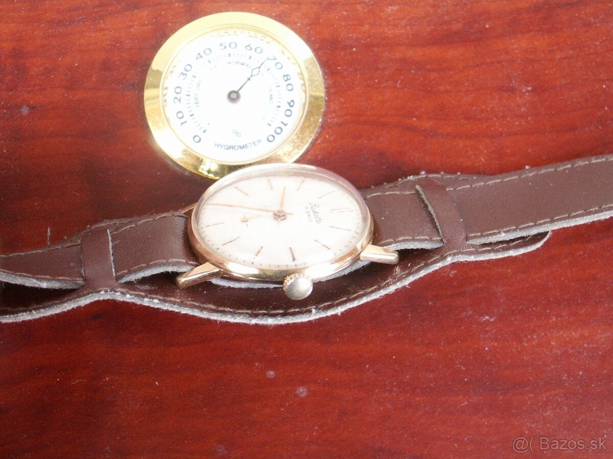 Hodinky Raketa pozlátené. - 4