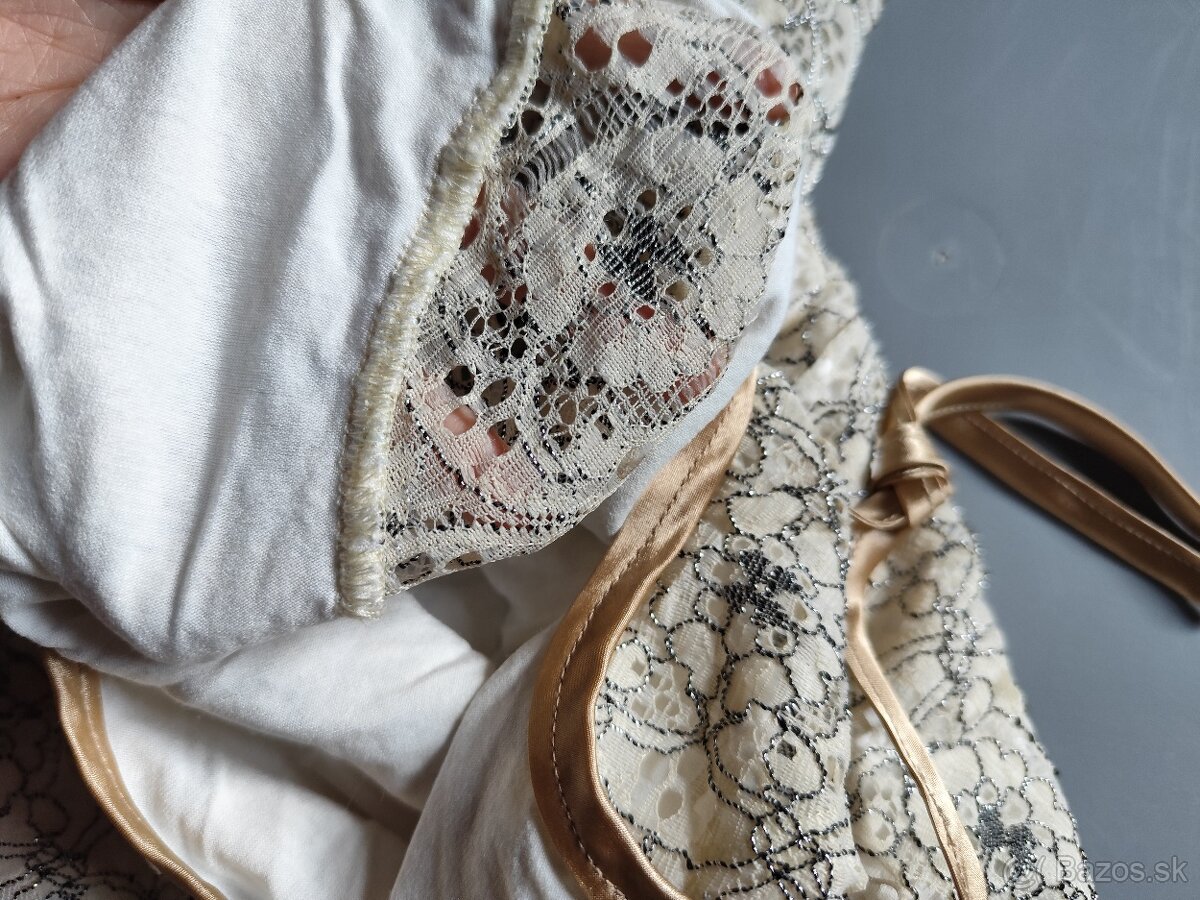 Jesenné šaty; krajkované šaty a letné pásikované šaty - 4