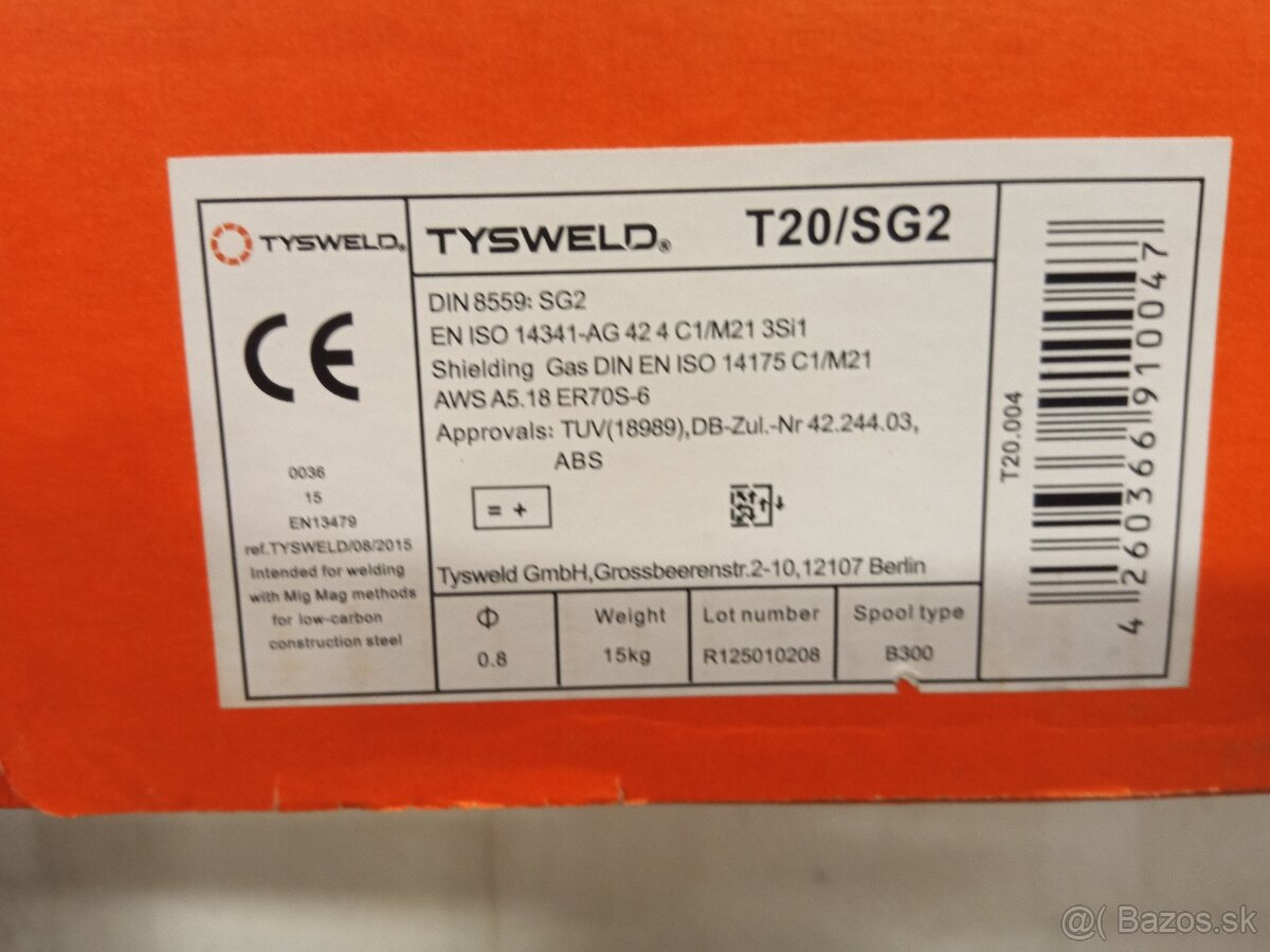 zvárací drôt CO2 0.8 a 1.0/15kg - 4