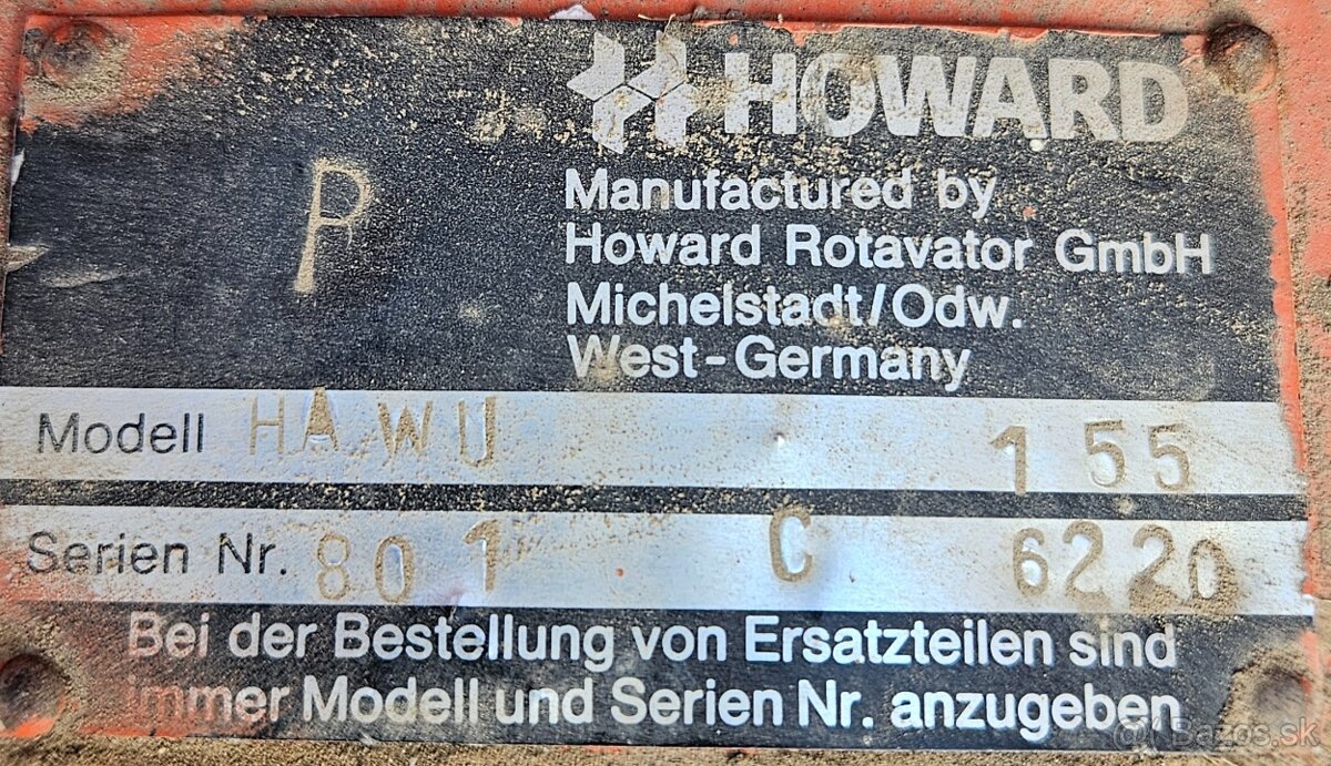 Rotavátor za traktor HOWARD - 4