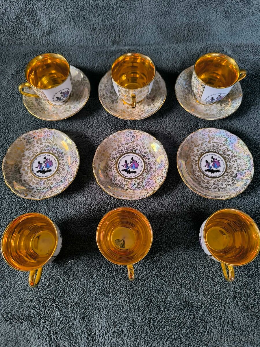kávový porcelánový set - 4