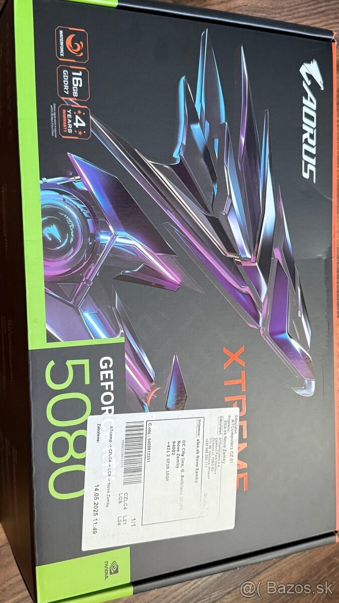 Rtx 5080 gigabyte extreme waterforce - 4