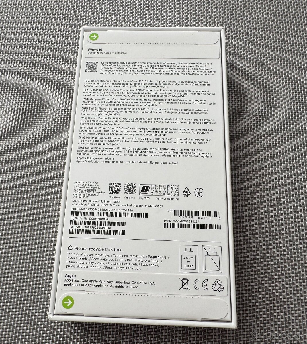 iPhone 16 128GB - NOVY - NEROZBALENY - 4