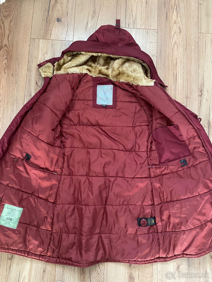 Damska zimna parka bunda Alpha Industries - 4