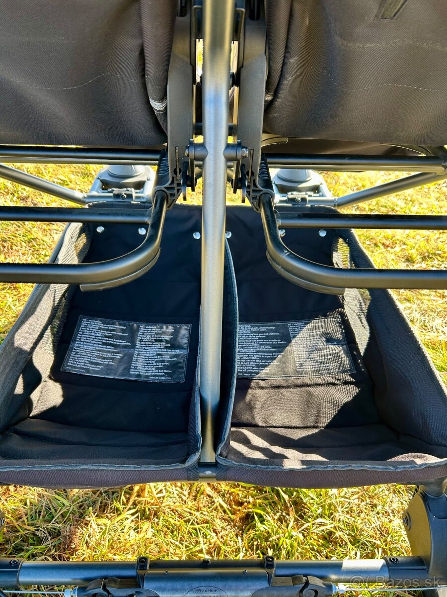 TFK duo combi kočík pre dvojičky / súrodenecký kočík - 4