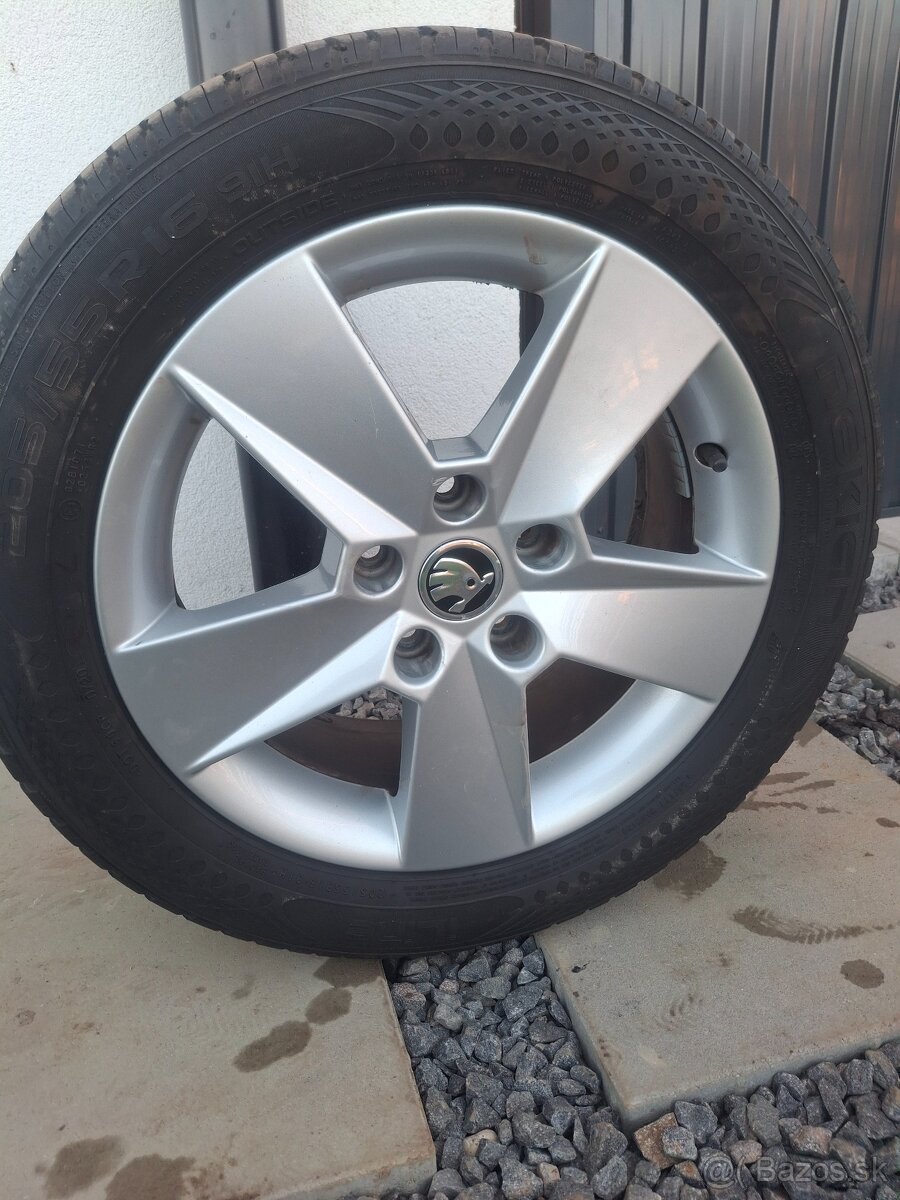 Originál letná sada 5x112 R16 + 205/55R16 - 4