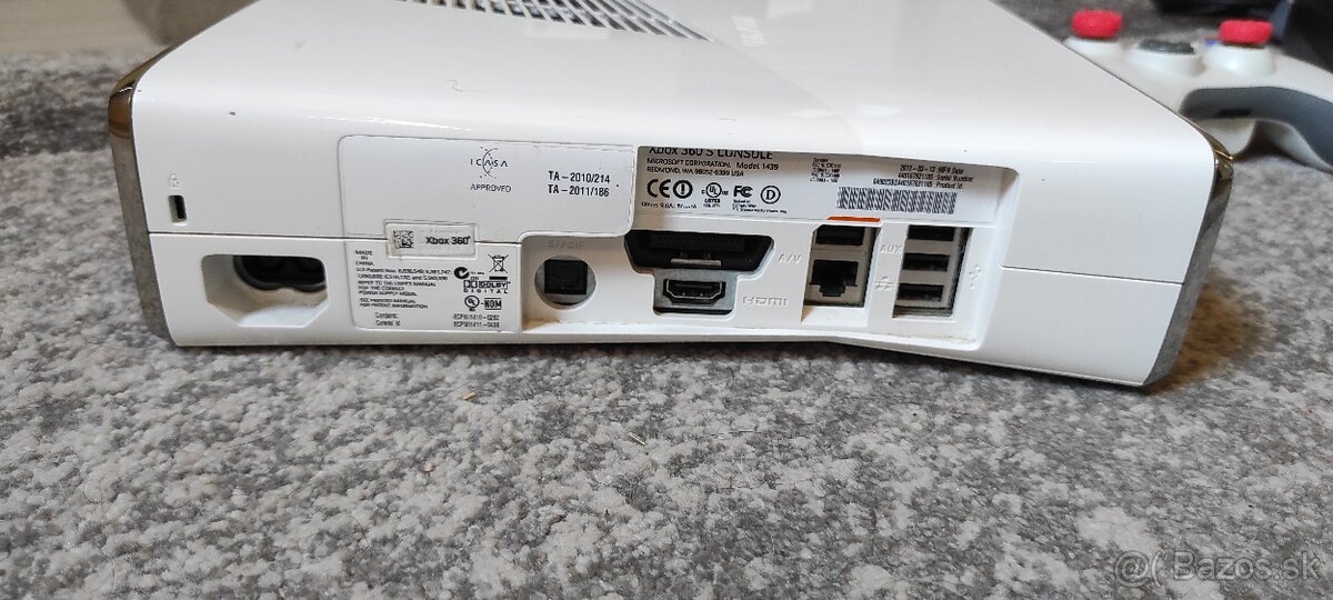 Xbox 360 slim white+hry - 4