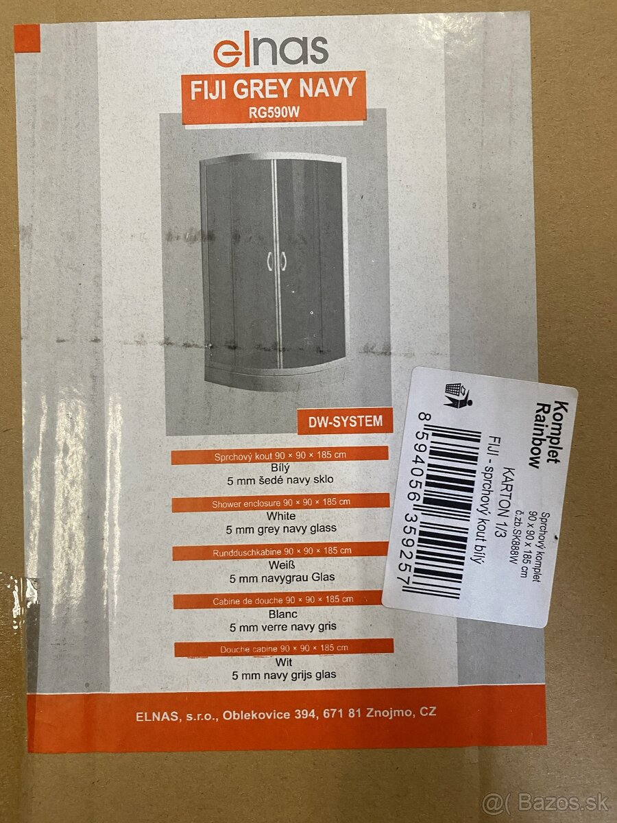 Sprchový kút + vanička - 4