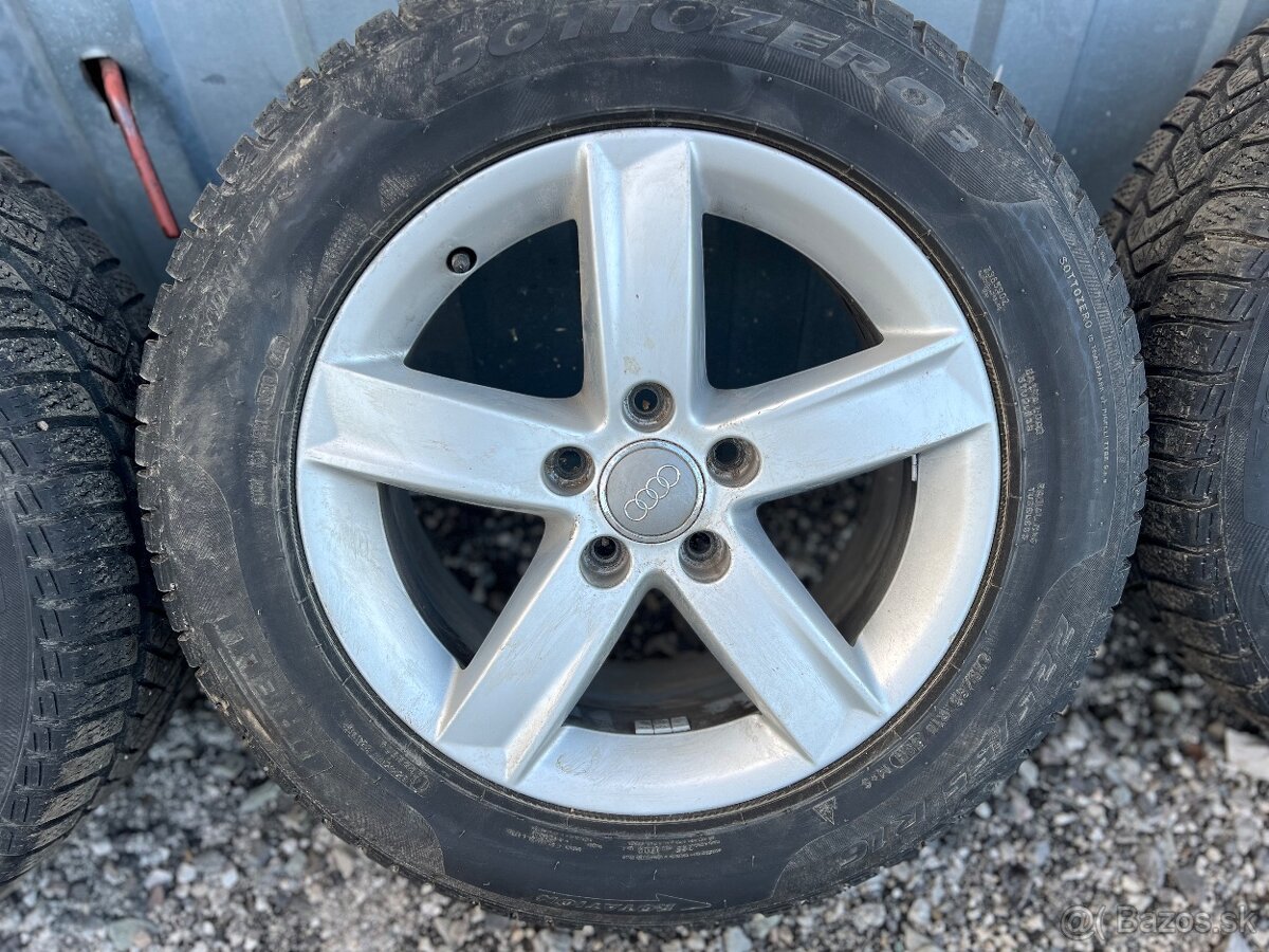 16” 5x112 r16 originál Audi 225/55 r16 - 4