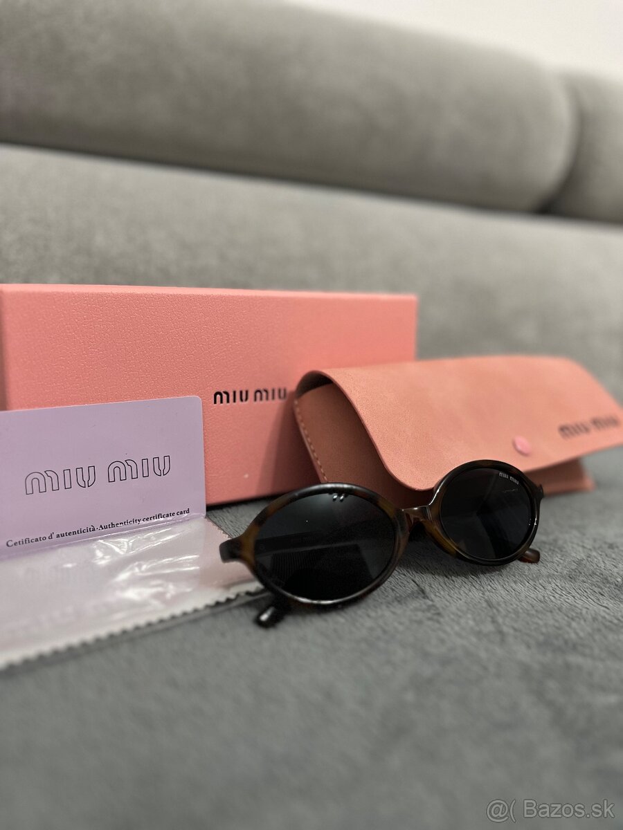 Miu miu okuliare slnečné hnedé - 4