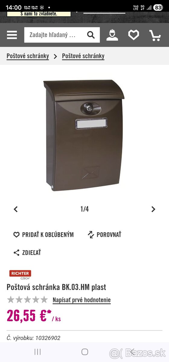 Predam poštovu schranku - 4