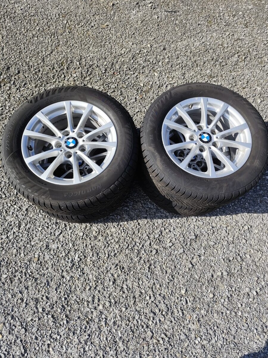 BMW disky 5x120 + Zimné pneumatiky 225/55 R16 s TPMS - 4