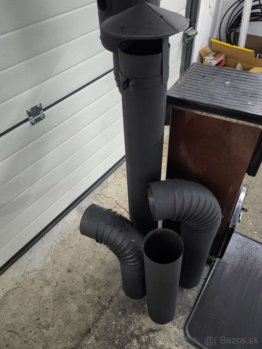 Peterky 4kw-kachle+výmenník tepla+dymovody - 4