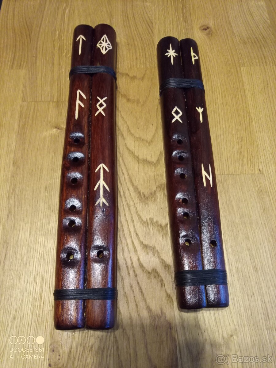 Drevené dvojité píšťaly - 4