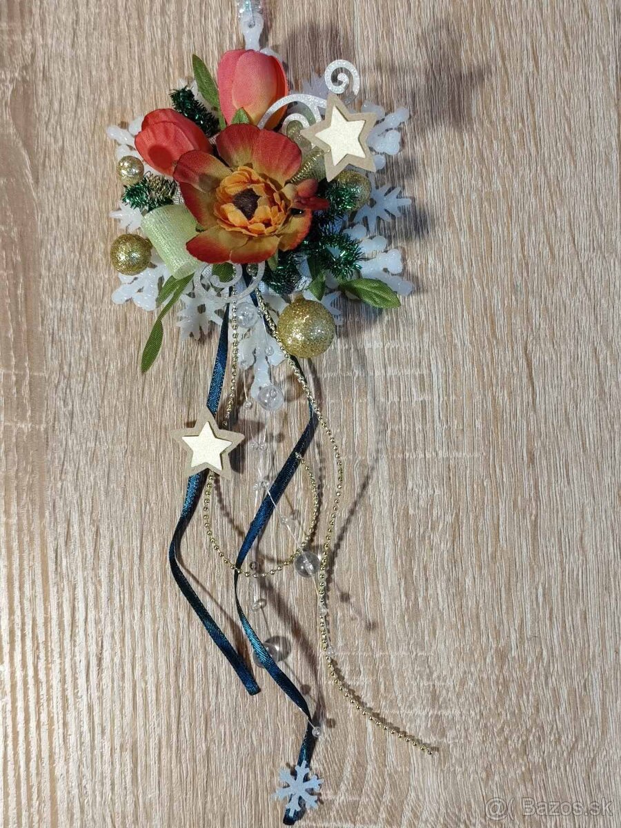 Vianočná dekorácia vo vintage štýle. - 4