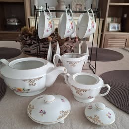 Krásny porcelánový vintage set, aj na doplnenie - 4