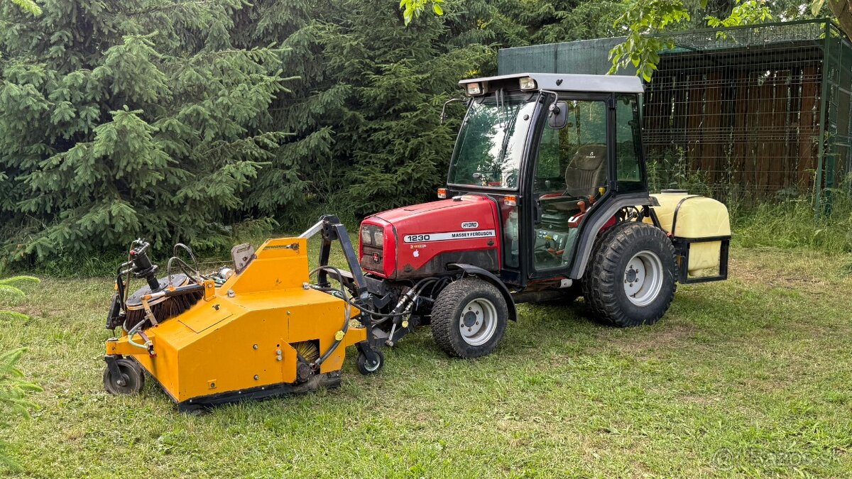 metla AEBI 1200, mulčovač Agrimaster 1300 - 4