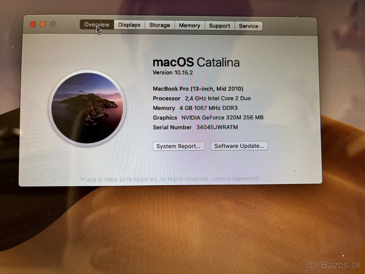 Predám MacBook Pro 13 inch mid 2010 - 4