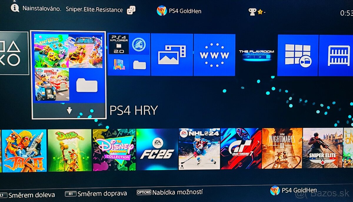 PS4 Slim 1TB ( Jailbreak ) ( veľa hier nainštalovaných ) - 4