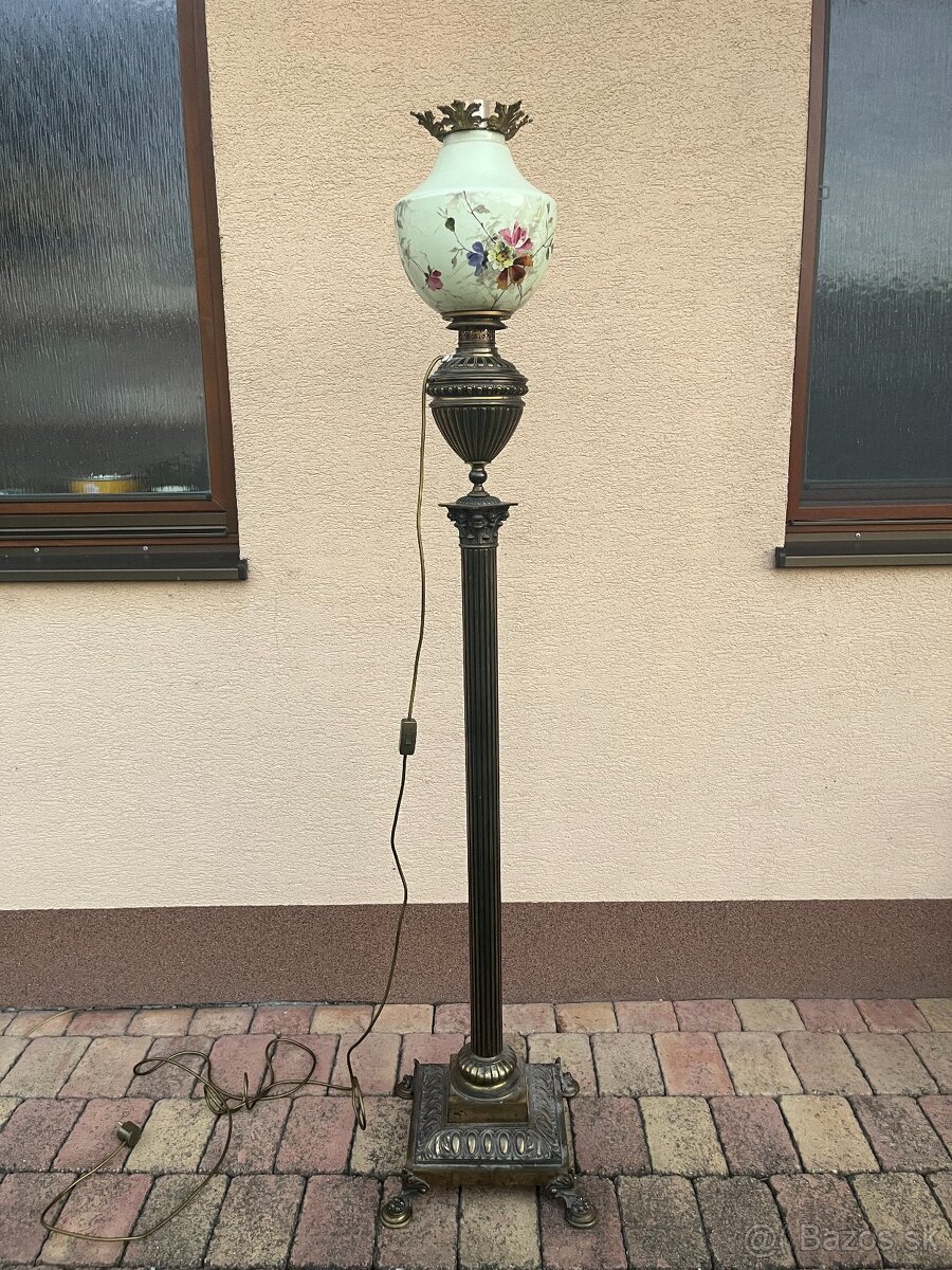 Masívna mosadzná lampa - 4