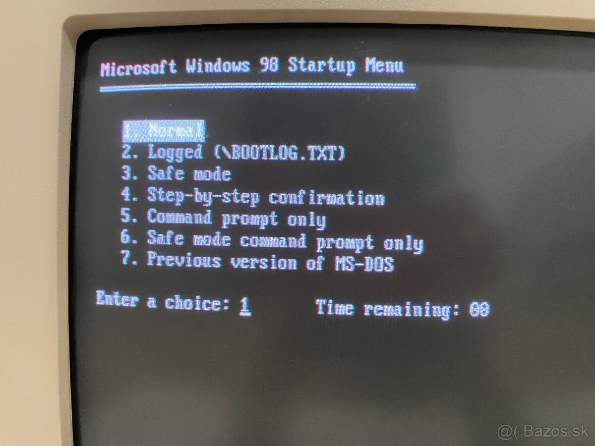 Retro PC AT - Pentium MMX, kompletna zostava s CRT - 4