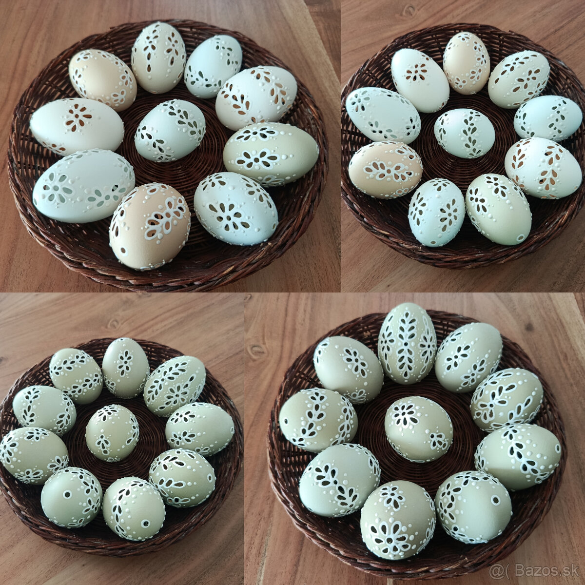 Slepačie vŕtané kraslice Madeira - 4