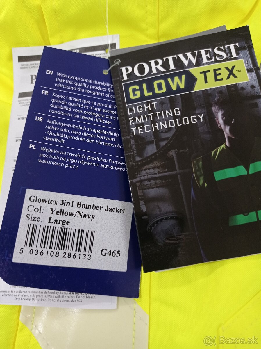 Bunda Glowtex - pracovná - 4
