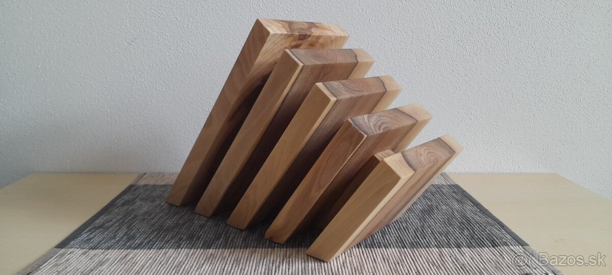 Drevený magnetický stojan na nože - 4