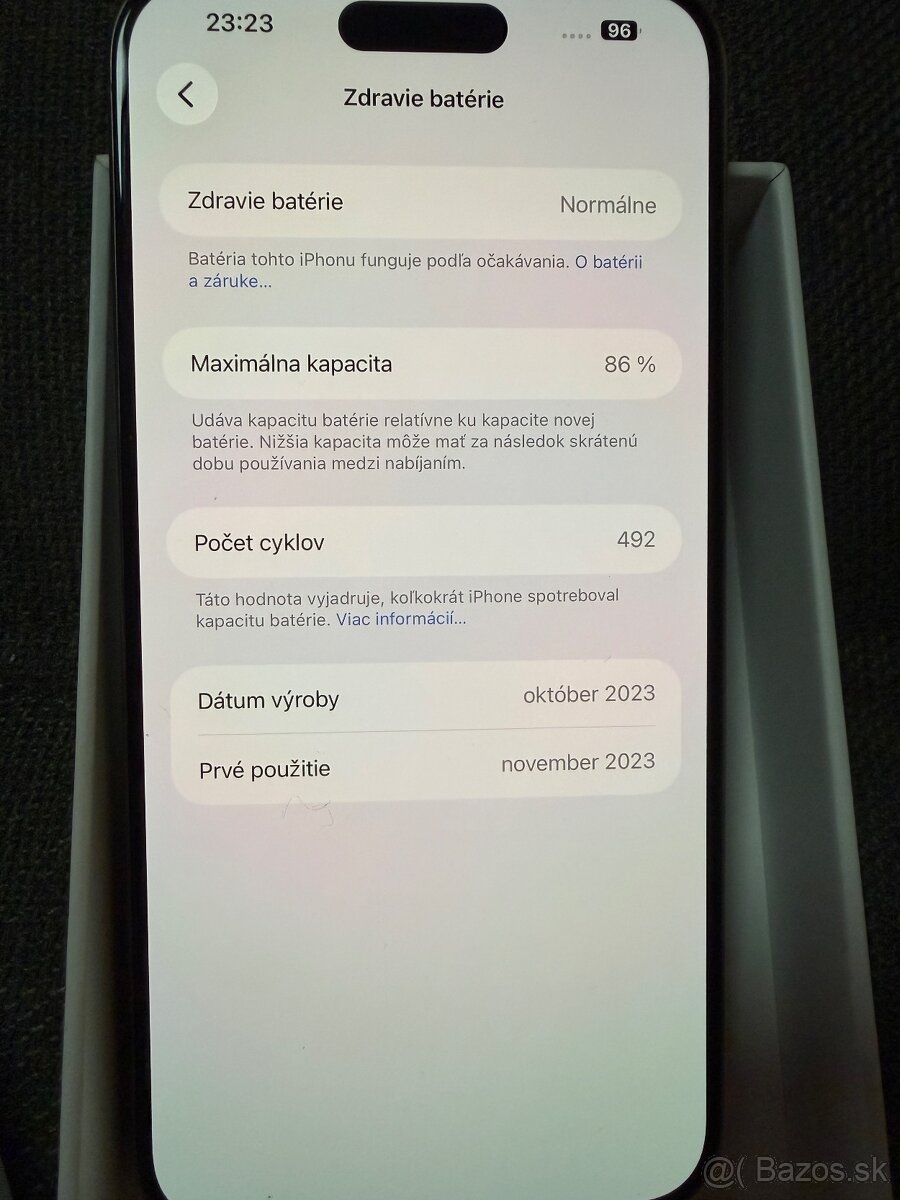 iPhone 15Pro Max 256GB-plati do zmazania - 4