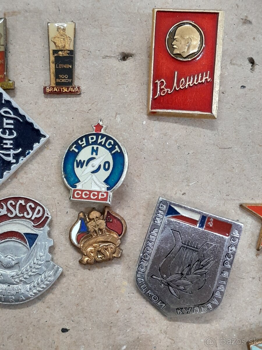 Odznak Sovietsky zväz; CCCP; Lenin, Marx, Moskva; Rusko SOČI - 4