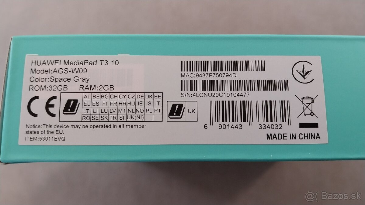 Tablet HUAWEI MediaPad T3 10 - 4